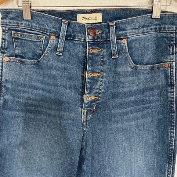 May will 10 inch high rise skinny 30 like denim butterfly front - Picture 2 of 5